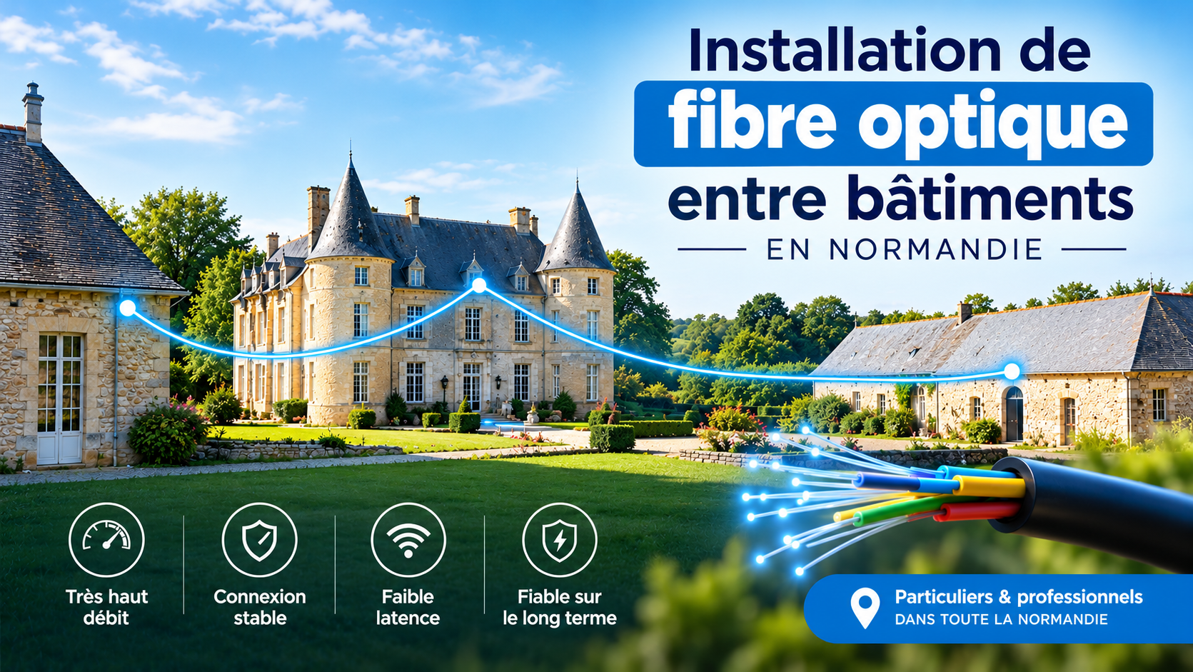 fibre-optique-normandie-déploiement-inter-batiment